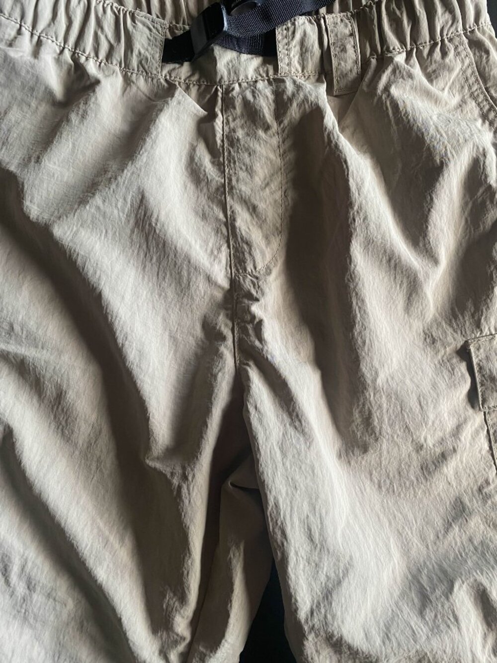 Urban Heritage Beige Parachute Cargo Pants Size S – Relaxed Fit - Picture 2 of 6